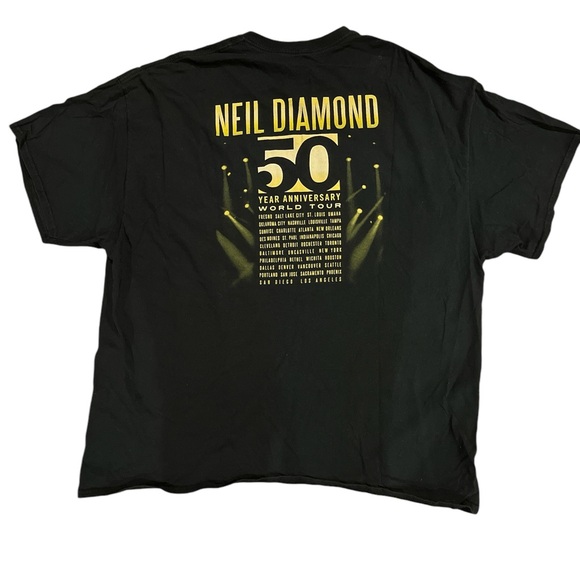 Neil Diamond 50 yrs anniversary tour T Shirt 2X - Picture 2 of 10